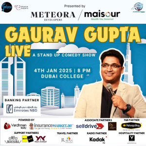 Gaurav Gupta Live in Dubai Comedy Events